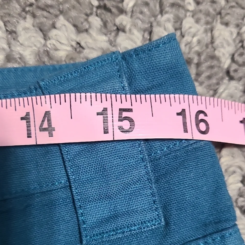 J. Crew Blue Cargo‎ Shorts Tailored Cotton Blend Nwot